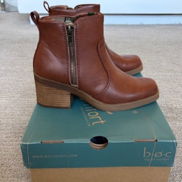 boc Women's Lexy Brown Ankle Boots in Perfect Condition - Picture 2 of 7